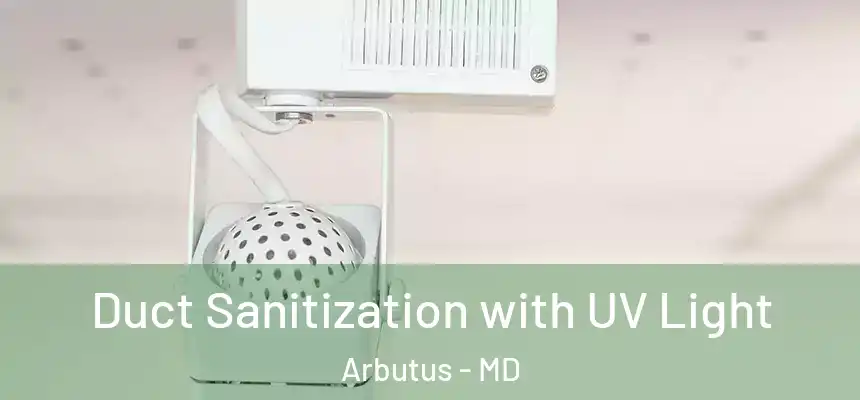  Duct Sanitization with UV Light Arbutus - MD